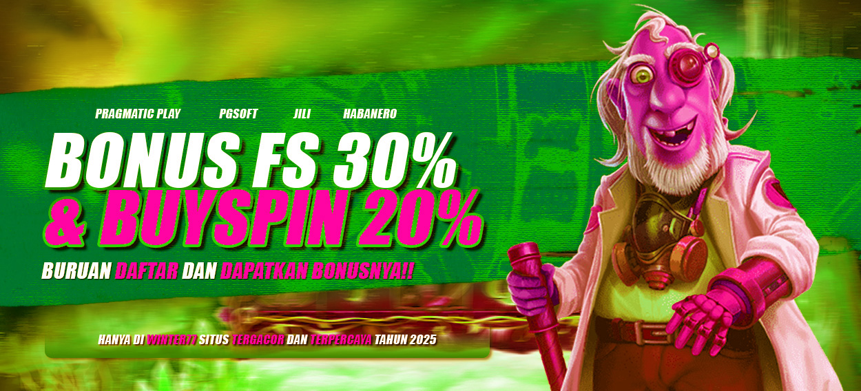FREESPIN 30% DAN BUYSPIN 20%